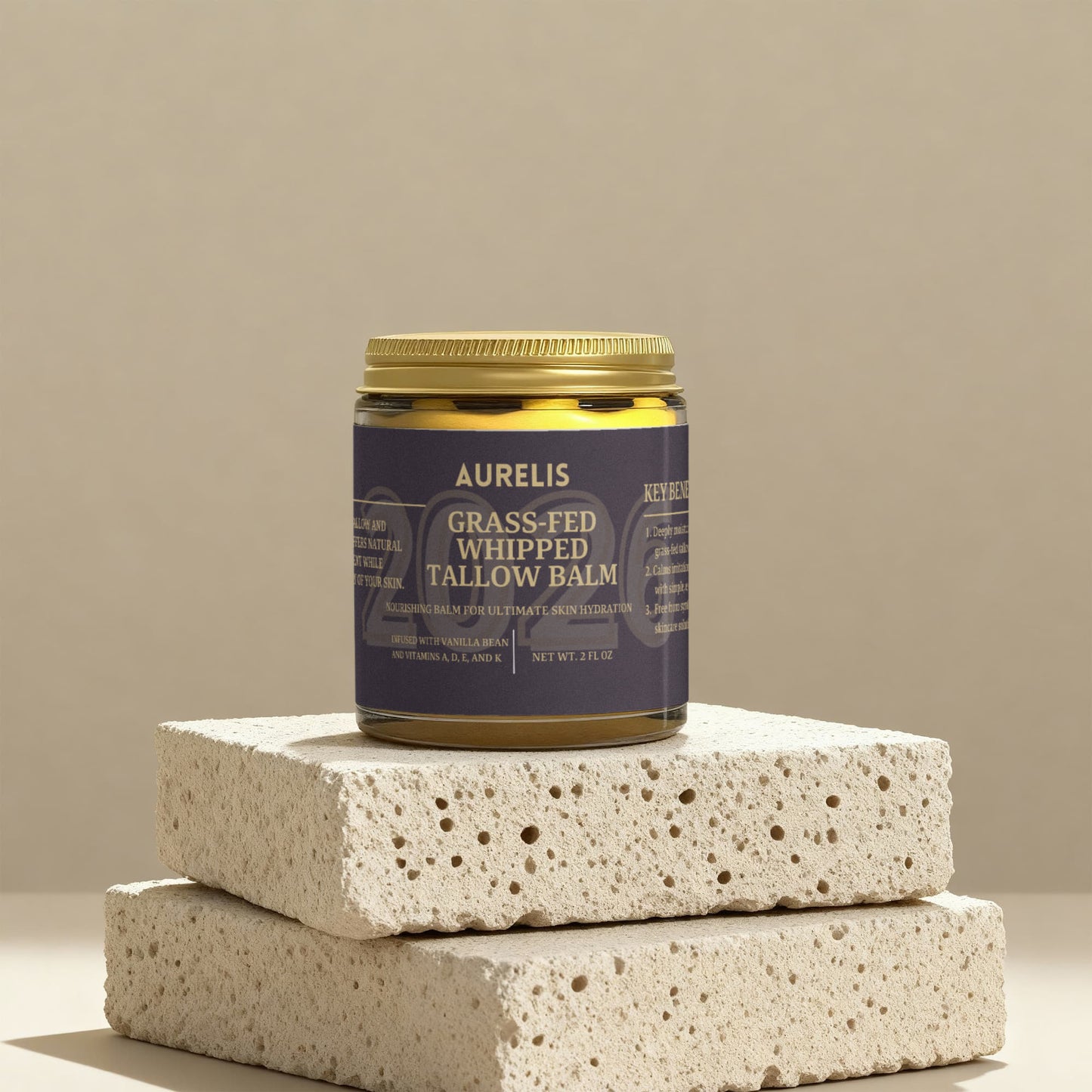 Manuka Honey Chamomile Tallow Body Balm – New Year Edition