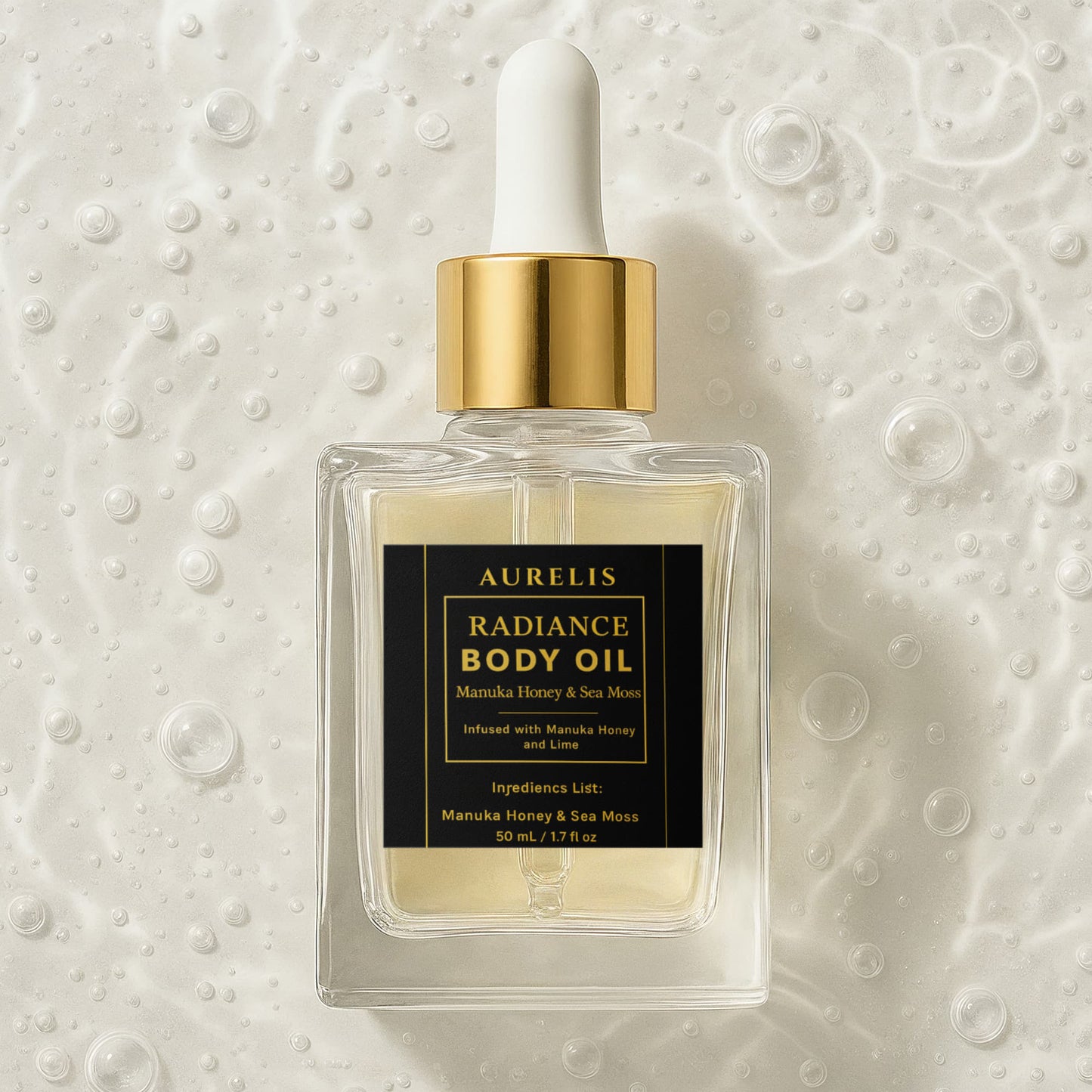 AURELIS Manuka Honey Sea Moss Post-Shave Oil