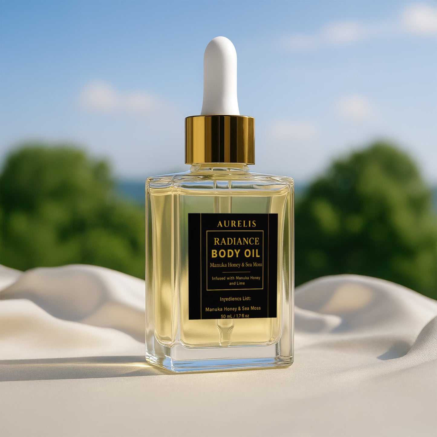 AURELIS Manuka Honey Sea Moss Post-Shave Oil